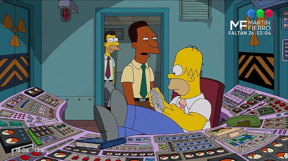 MatiMetrovich's tweet image. Carl @Patch97137738 en #LosSimpson Temporada 31 episodio #SinPantalla en @telefe 📱