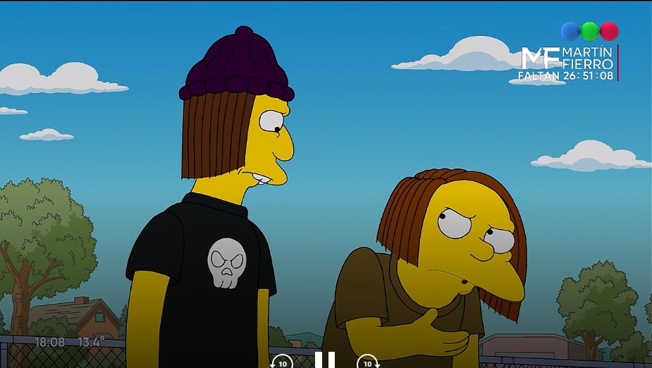 MatiMetrovich's tweet image. Dolph @ricardo_bautist en #LosSimpson Temporada 31 episodio #SinPantalla en @telefe 📱