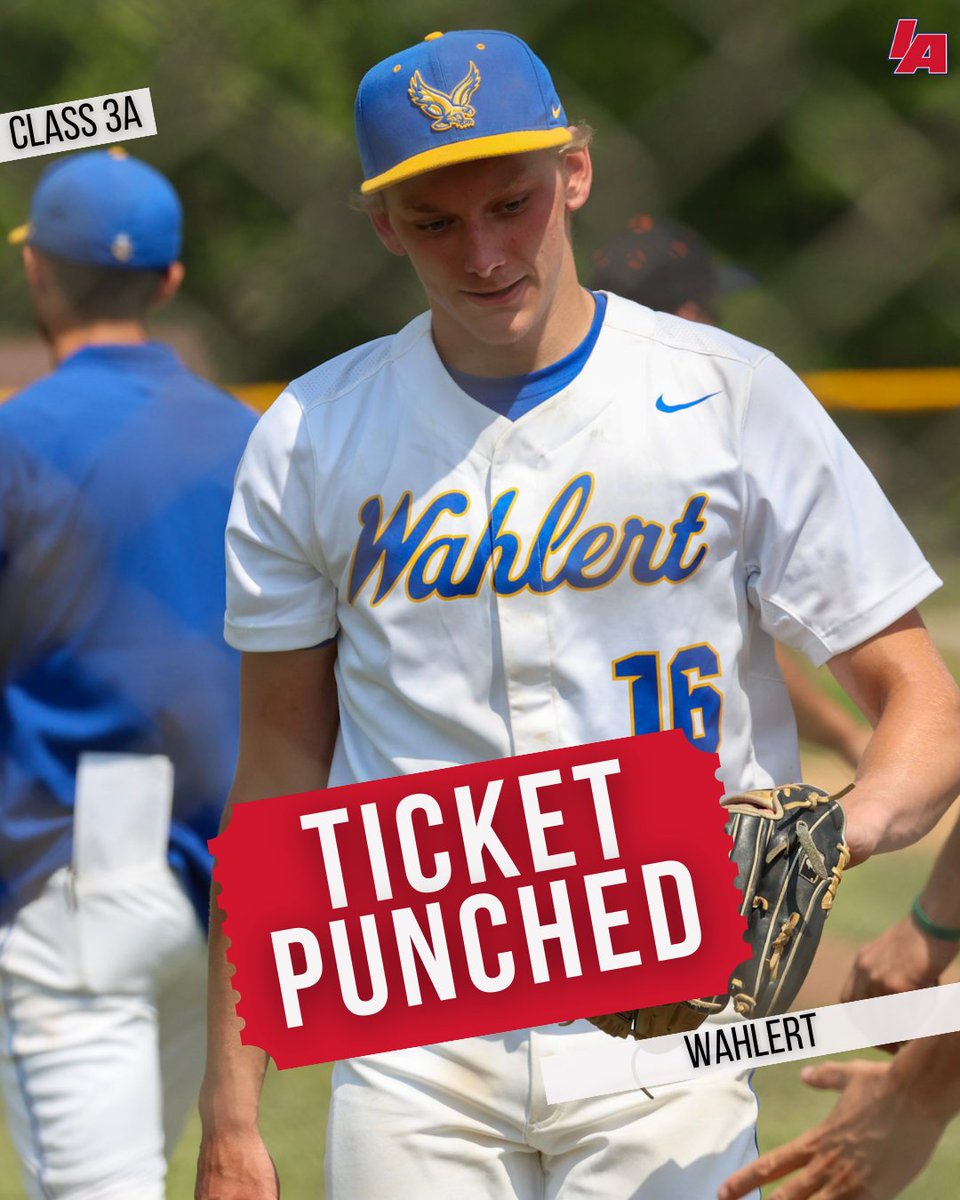 WAHLERT = STATE BOUND

#IAbaseball | #iahsbb