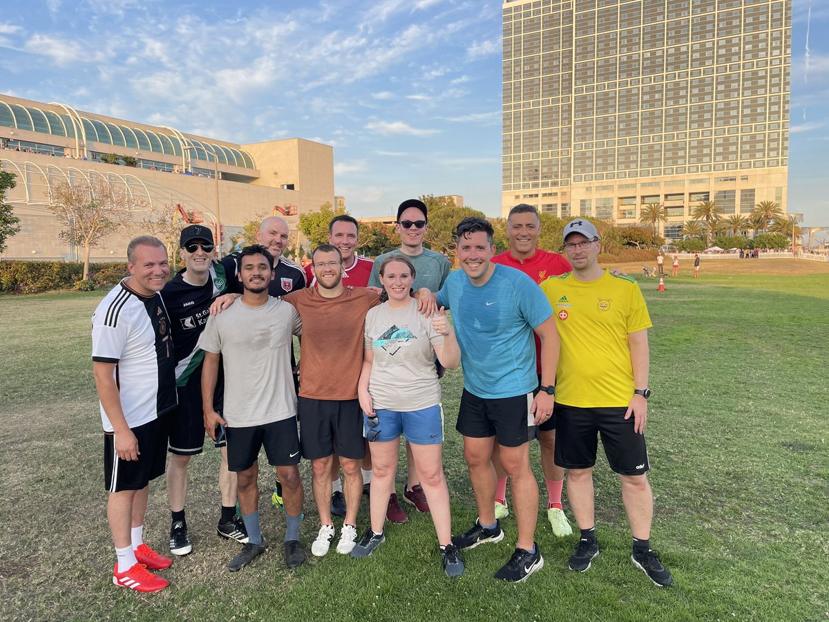 Another #EsriUC2023 Pickup #Soccer game in the books! Thanks to everyone who came out this evening! See you all next year!