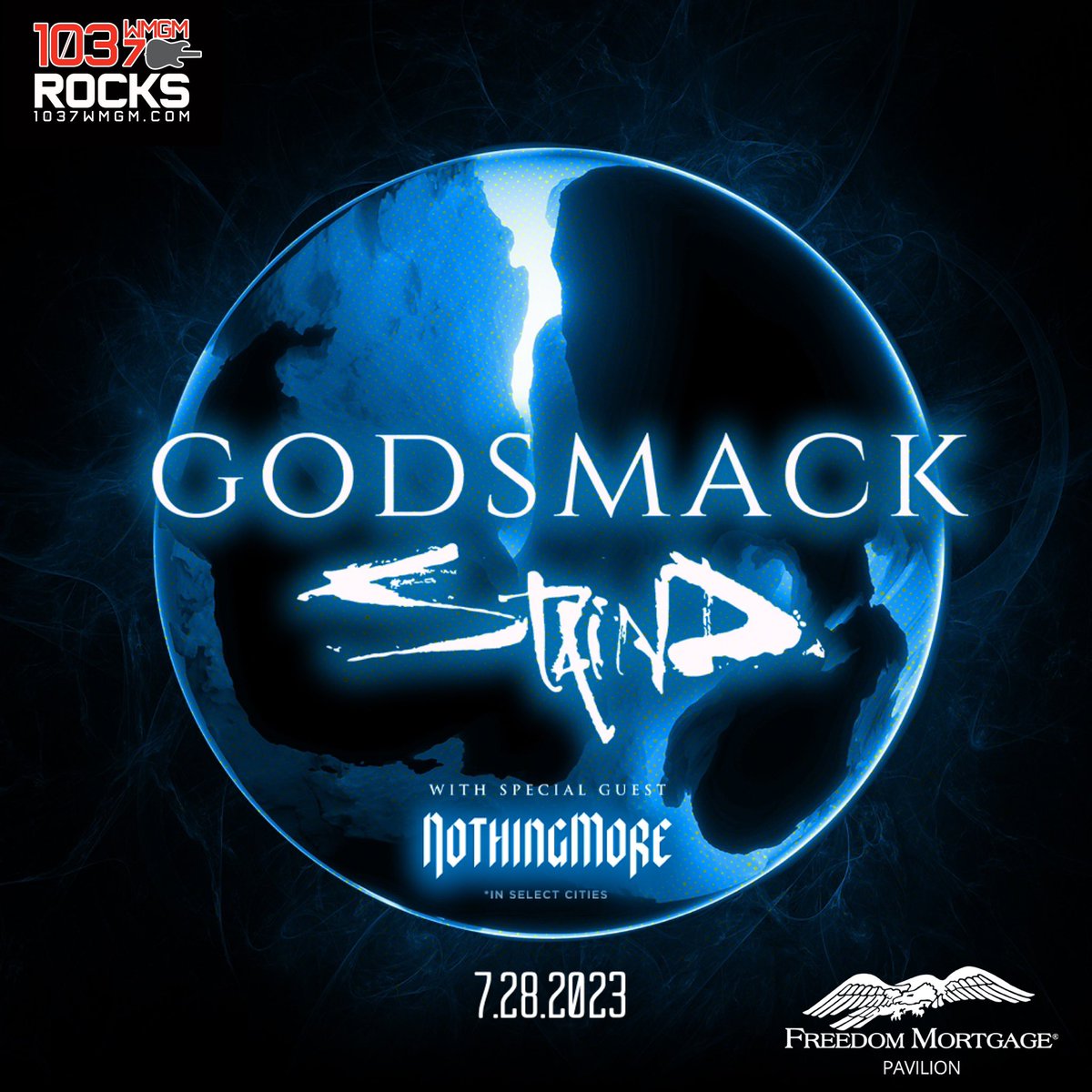 #SummerHang2 <a href="/godsmack/">Godsmack</a> <a href="/staind/">Staind</a> <a href="/Freedom_Pav/">Freedom Mortgage Pavilion</a> 7.28.2023 

Listen to win + qualify to be a #wmgmVIP