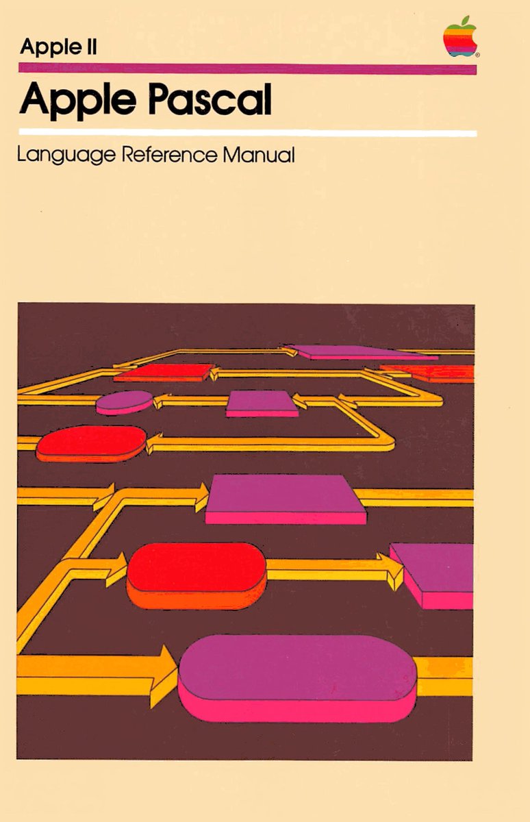 pixelbeat's tweet image. I&apos;m so obsessed w/ this 1981 Apple manuals aesthetic, I want to put it on a t-shirt.