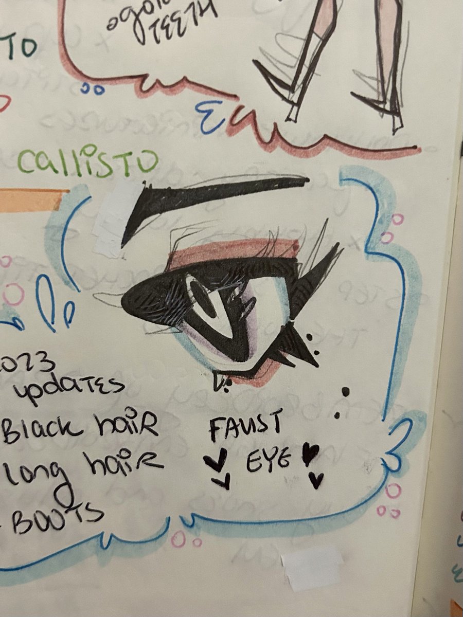 Going through my 2023 sketchbook, and I still really like this eye… it’s such a good eye… 😩👌💦