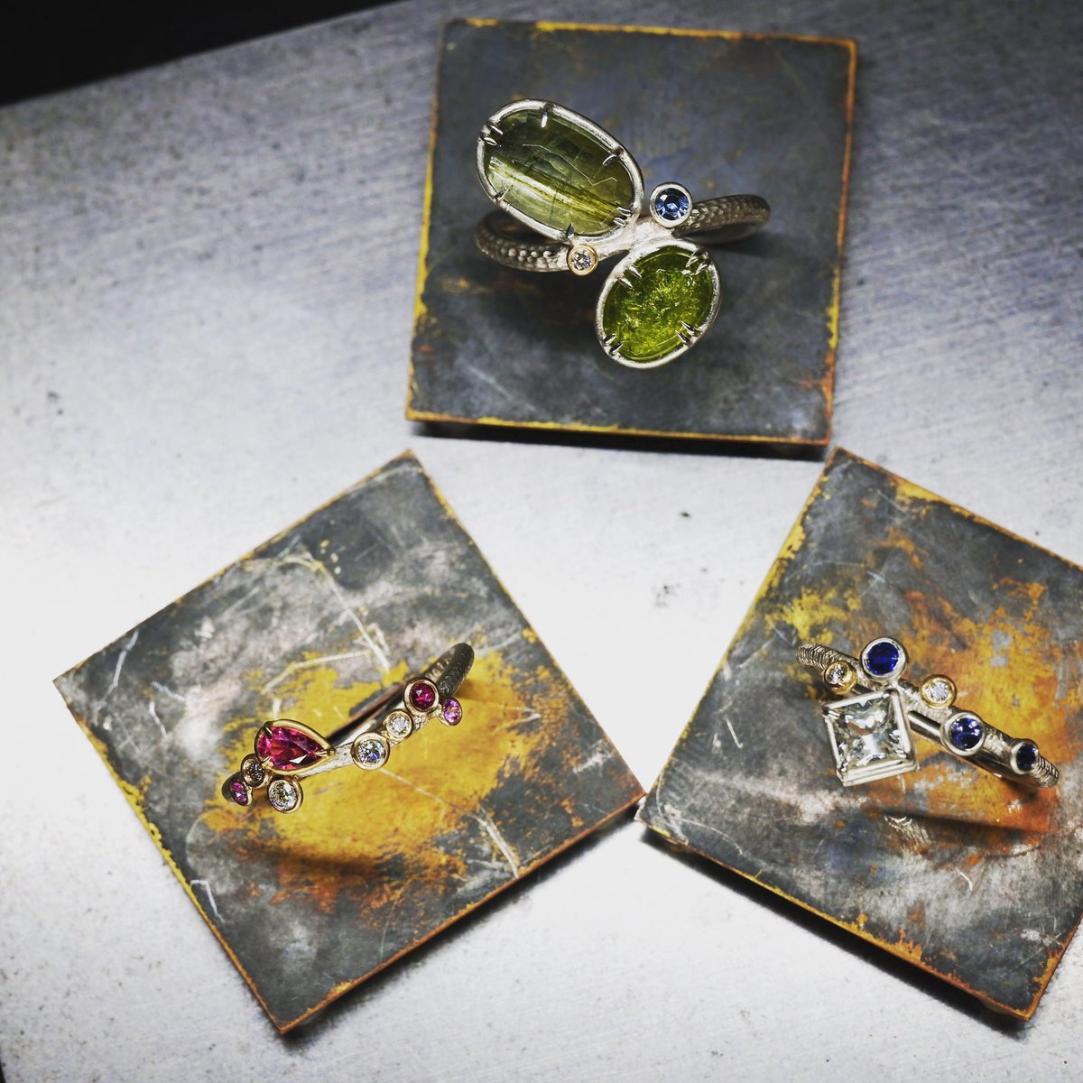 new rings of this summer 

rain of fresh greens 
-青梅雨-
ao-tsuyu 

midsummer stars 
-星涼し-
hoshi-suzusi 

Antares
-旱星-
hideriboshi 

2023.7.19-25
阪急うめだ本店スーク10階・中央街区1-4
10:00-20:00

#jewelry
#handmadejewelry 
#artjewellery 
#summerjewelry 
#ring 
#yujiishii
