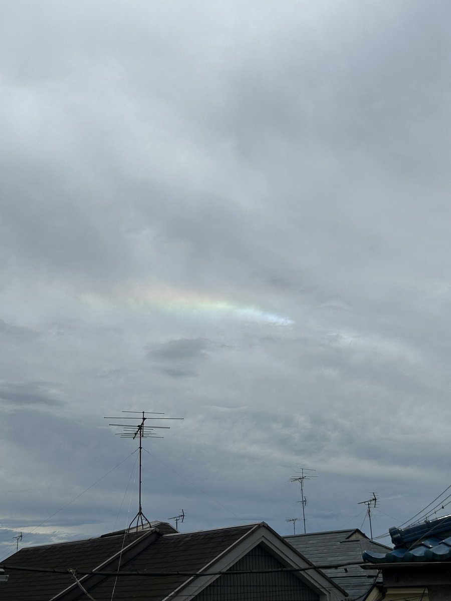 Nobuko0616's tweet photo. ハロ🌈とラテラルアーク🌈

#ハロ🌈 #日暈 #ラテラルアーク https://t.co/2j47xgQkPB