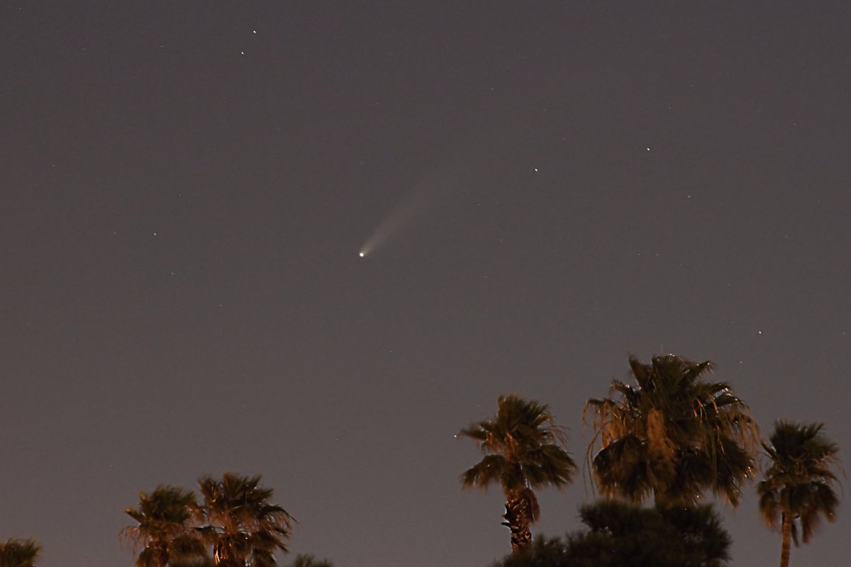 3 years ago, #CometNeowise
⭐️✨☄️🌴📷