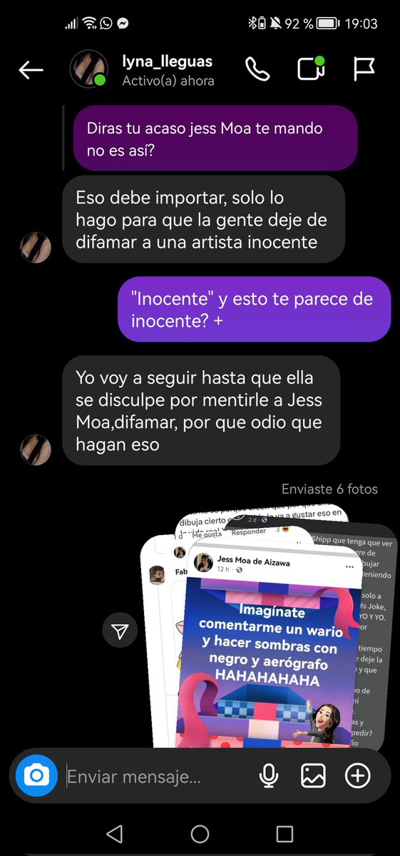 ShoukoBlack's tweet photo. ⚠️Información reciente⚠️
La fan o supuestamente @Jessmoa9 admitió todo vean todos con atención lo que dijo esta y cometiendo un delito de sacar información personal solamente por haberla difamado cuando en realidad no fue así. #jessmoa https://t.co/ymNw1udMno