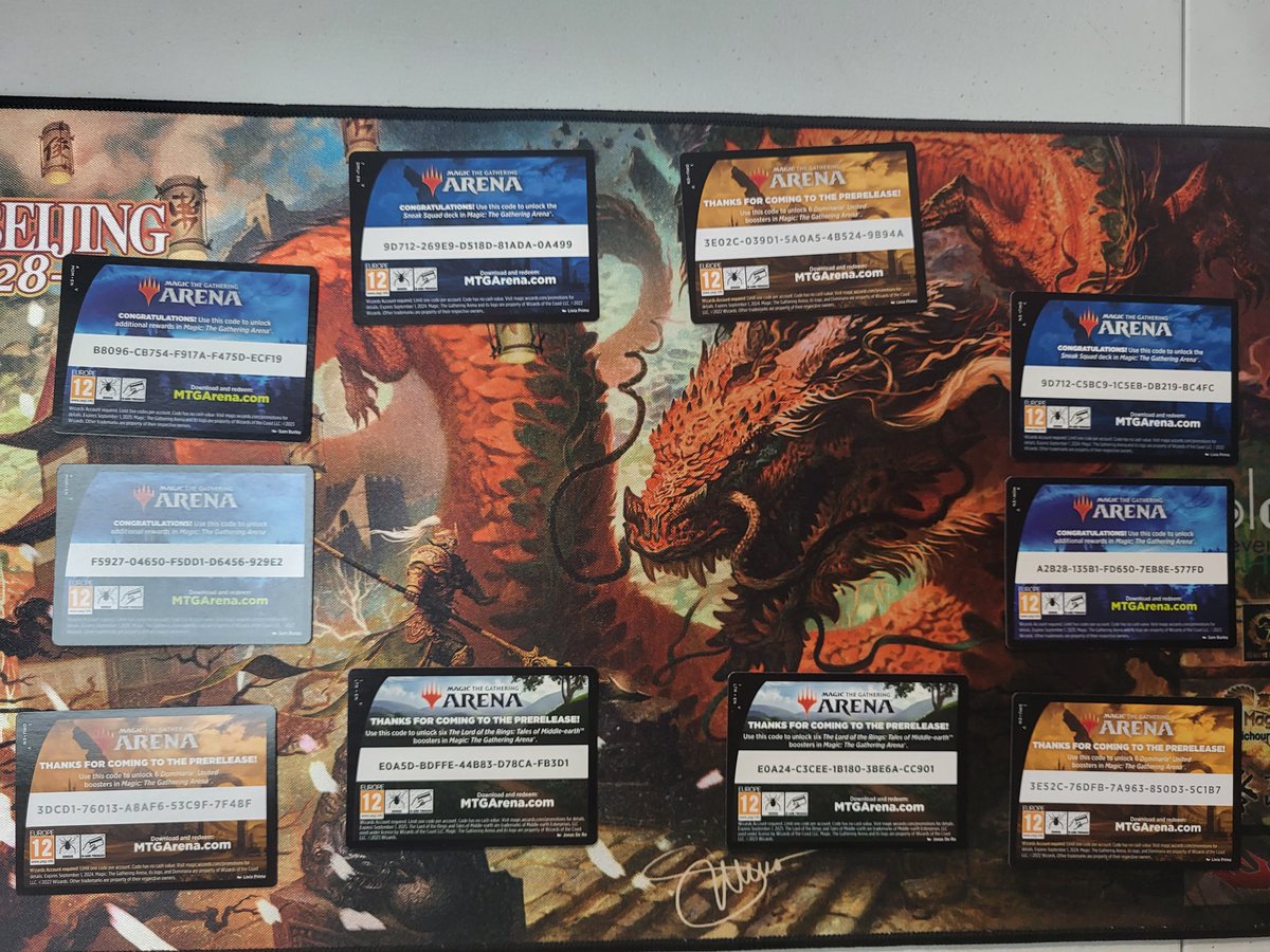 ThreeKingsLoot's tweet photo. Posting late night #MTGArenaCodes for you #MTGplayers still awake out there. Thank you for appearing your feeds.
#MagicArena #MagicArenaCodes #MTG #MagicTheGathering #MTGArena #MTGxLOTR #MTGDMU #MTGNEO https://t.co/RkWhiAS0Wd