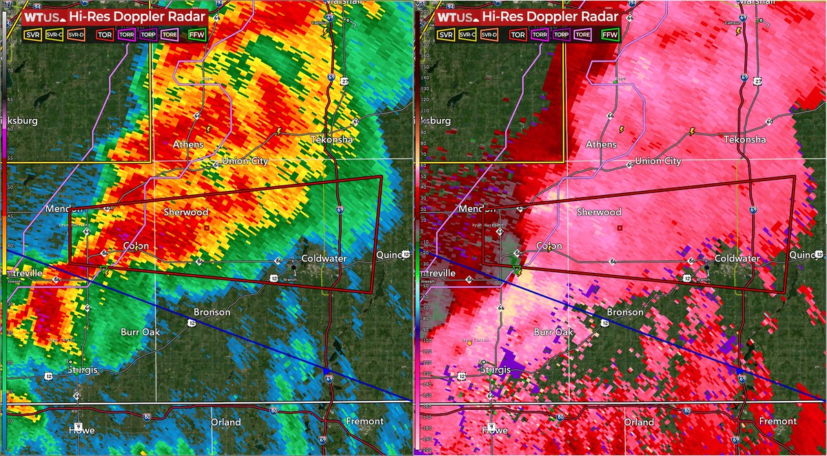 Weather Track US on Twitter "Tornado Warning for Colon, Sherwood