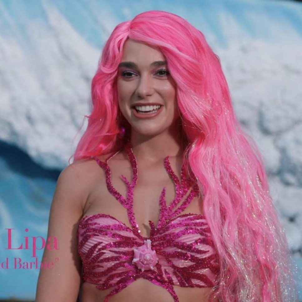 Pop Tingz on Twitter "Dua Lipa as Mermaid Barbie for the Barbie film. https//t.co/6CdknmzB4a