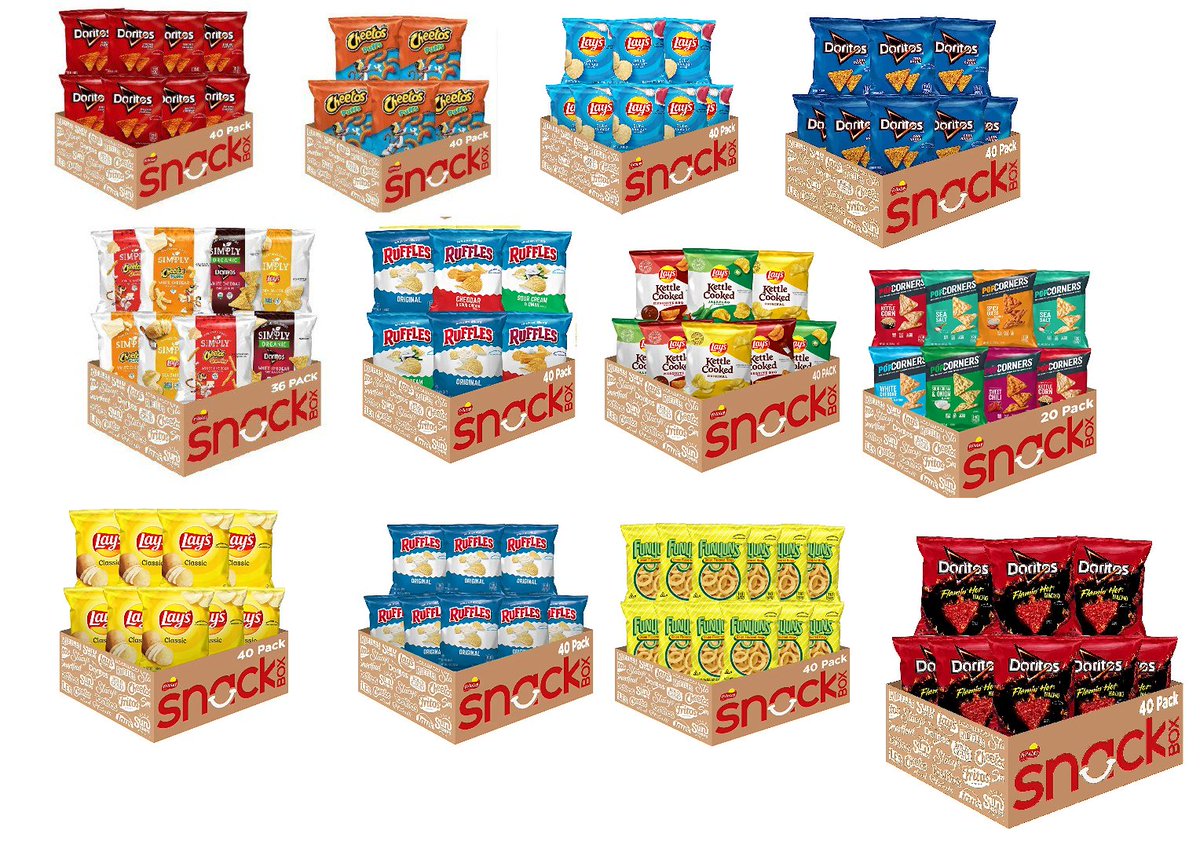 CHIPS SALE 40 Bags of Chips From $13.28 or $11.88! Lay's, Doritos, Kettle Chips, Funyuns, Popcorns, Ruffles, Cheetos. Most of these flavors are never on sale so stock up
Click https://t.co/634rxbHzKD https://t.co/A28DslFBJt