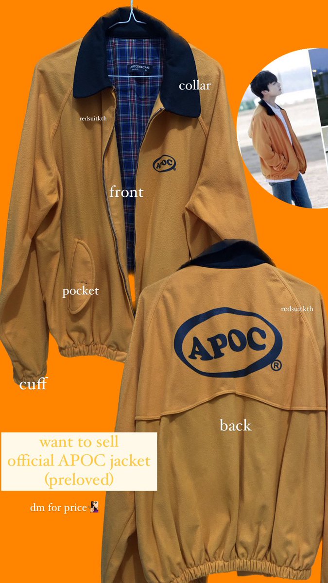 redsuitkth's tweet photo. WTS Official APOC Euphoria Jungkook Jacket (ina)

- preloved yaa
- bisa oren
- free packaging
- dm for price https://t.co/LrVA10ORmY