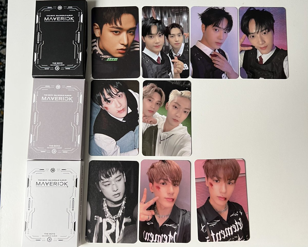 tkdhkzhs2's tweet photo. THE BOYZ 더보이즈 ドボ プラットフォーム platform ランダム トレカ 交換

【求】ソヌ>ヨンフン

【譲】ジュヨン ヒョンジェ エリック ニュー ハンニョン ジェイコブ ケビン サンヨン 

(QR⇔QR,同種交換)
郵送or都内手渡しの対応
条件合う方はリプライ又はDMまで宜しくお願い致します⭐︎ https://t.co/zfIduTbtA9