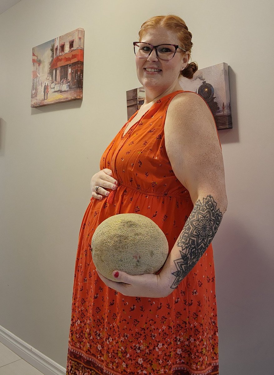 KrissyNliam's tweet photo. Mama Outsider is ready to pop๐ช This was last week at 34wks! Baby was as big as a Cantaloupe!๐ฅฐ #pregnancy #babyoutsidergrowing #mamatobe #34weekspregnant #enjoyingthejourney #mixedbaby #weeklybabysizeupdate #babycantaloupe #bumping #readytopop #5moreweeks https://t.co/5v1RFtLnnW