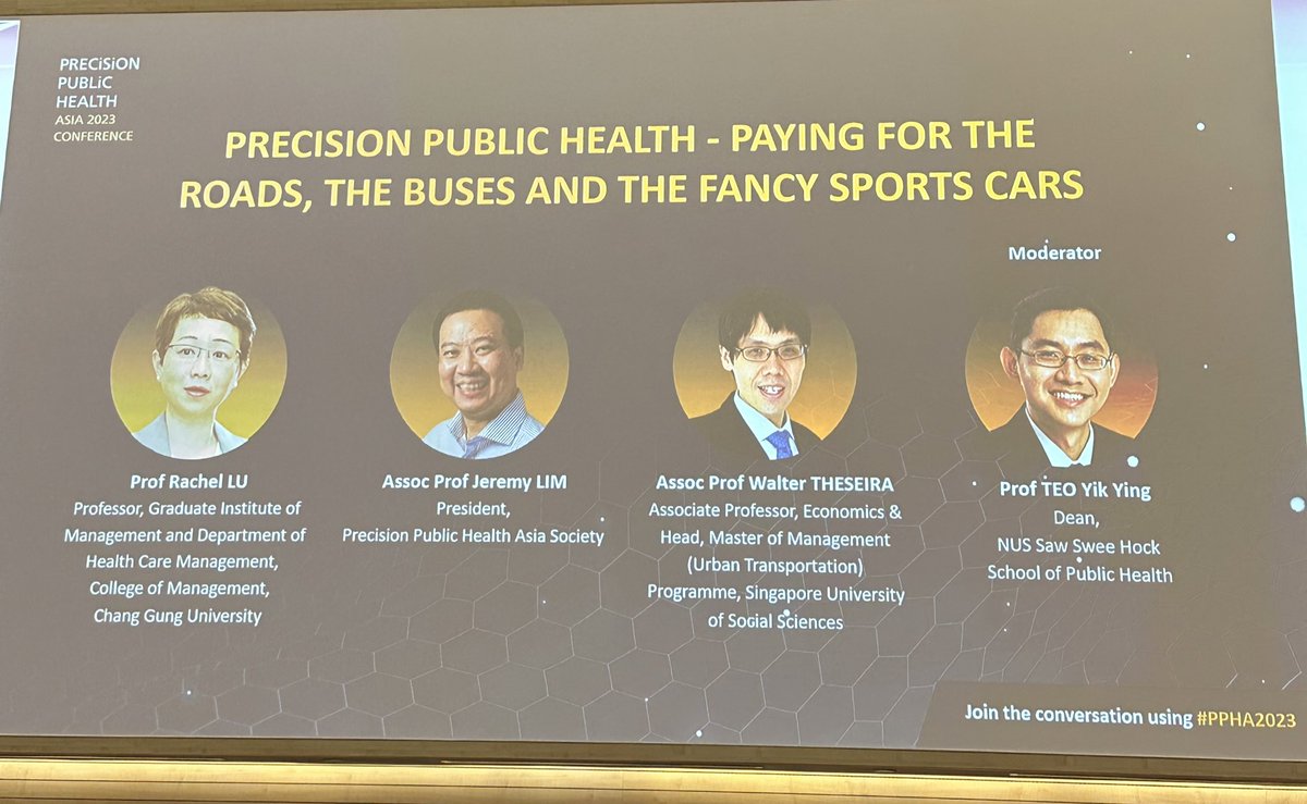 Love the topic! Excellent panelists! #PPHA2023 #NUS #SINGAPORE