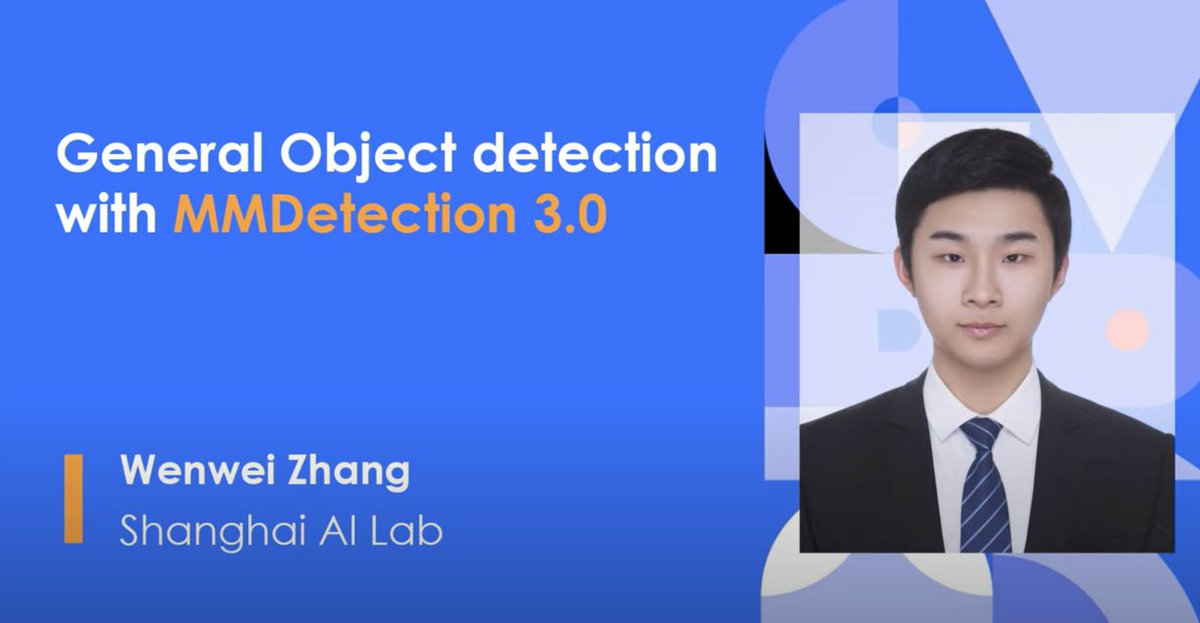OpenMMLab's tweet photo. 🥳The recording of our @cvpr tutorial on General Object detection with MMDetection 3.0 is now available! #cvpr2023 #AI #CV #MMDetection
📹https://t.co/WPykzhrkGD https://t.co/zegNdYLu8I
