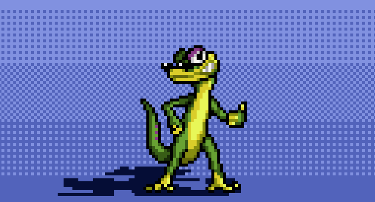 yammy16160's tweet photo. I heard that someone is getting to all modern consoles, so its tail time once again #pixelart #GEX #GEXSWEEP #games #fanart https://t.co/b1QBFqoyN3