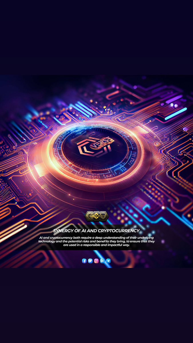 CverseOfficial's tweet photo. 💪SYNERGY OF AI AND CRYPTOCURRENCY

Al and cryptocurrency both require a deep understanding of their underlying technology and the potential risks and benefits they bring, to ensure that they are used in a responsible and impactful way💪

#cverse #staking #ccoin #gamefi https://t.co/wcSwbdeqte