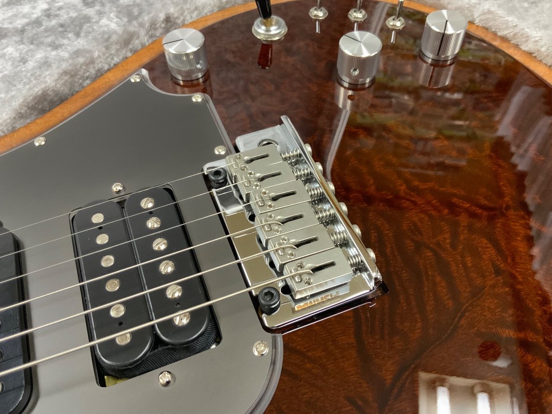 GenGuitarStudio's tweet photo. #CFaRP コンセプトギターでは、CFaRPの明瞭な音質をより実感して頂く為にピエゾブリッジを搭載しています。

演奏の中ではアコサウンドでの使用と言うよりも、歪ませたマグネットピックアップの出力に”音の粒立ち”を足す使い方がお勧め。後は弾く方次第です😊

モノラルでもステレオでも出力可能です。 https://t.co/EuIZSebo3I