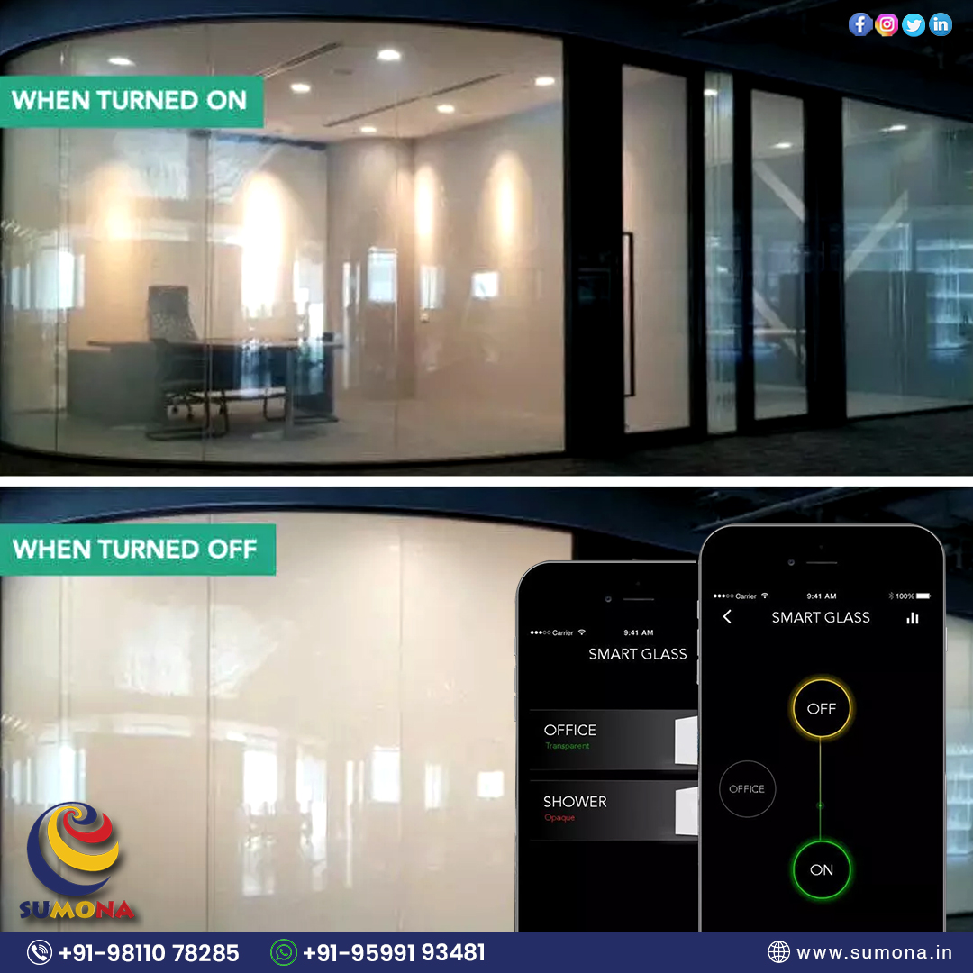 Introducing smart glass film, the future of window privacy! With smart glass film, you can control the amount of light and privacy in your home or office with the touch of a button.
#Smartfilmglass #Privacyfilm #Windowfilm #HomeAutomationIndia #Interior #SmartGlassFilm #GlassFilm