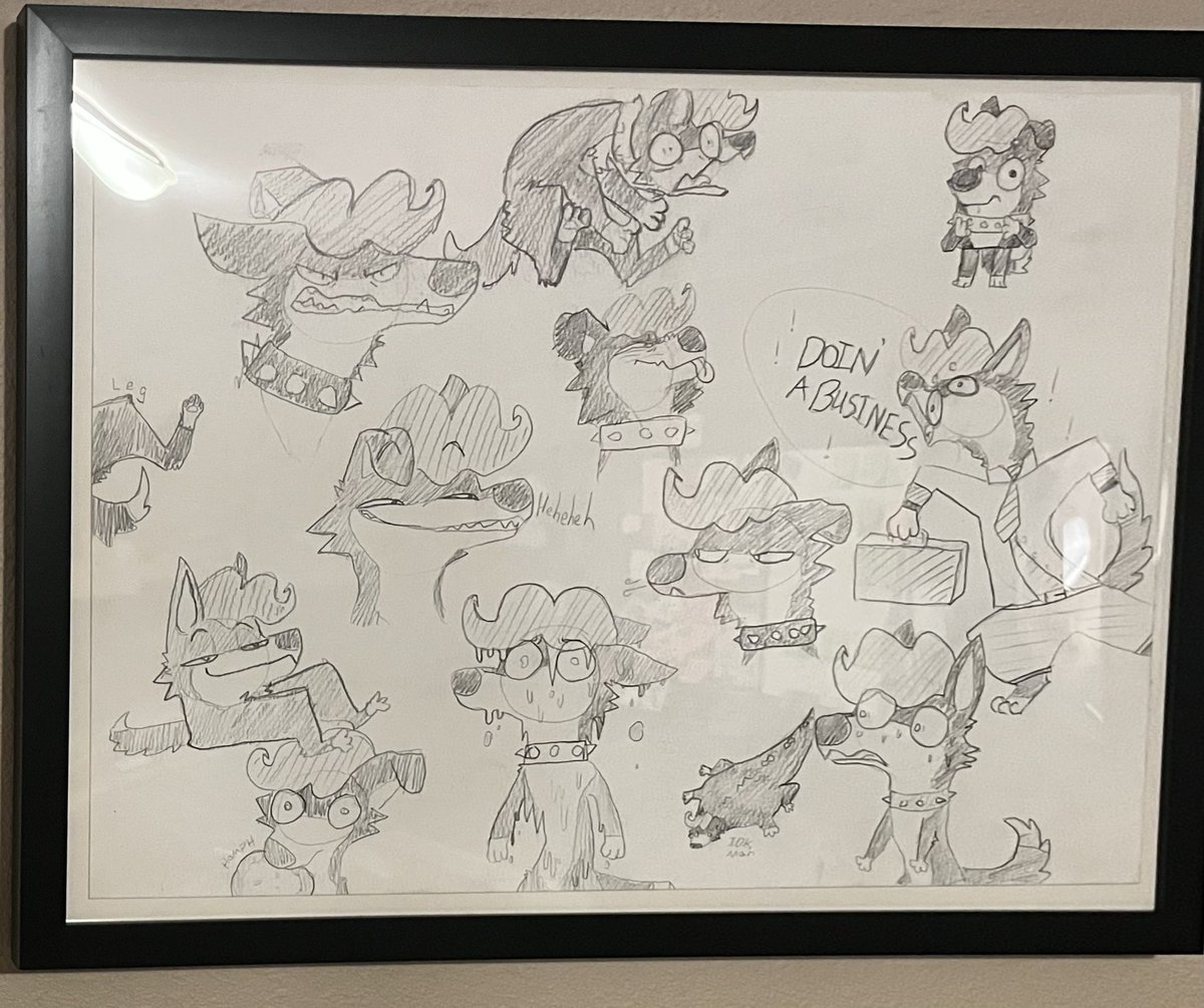 Framed my sketch comm from @InputCommand :3