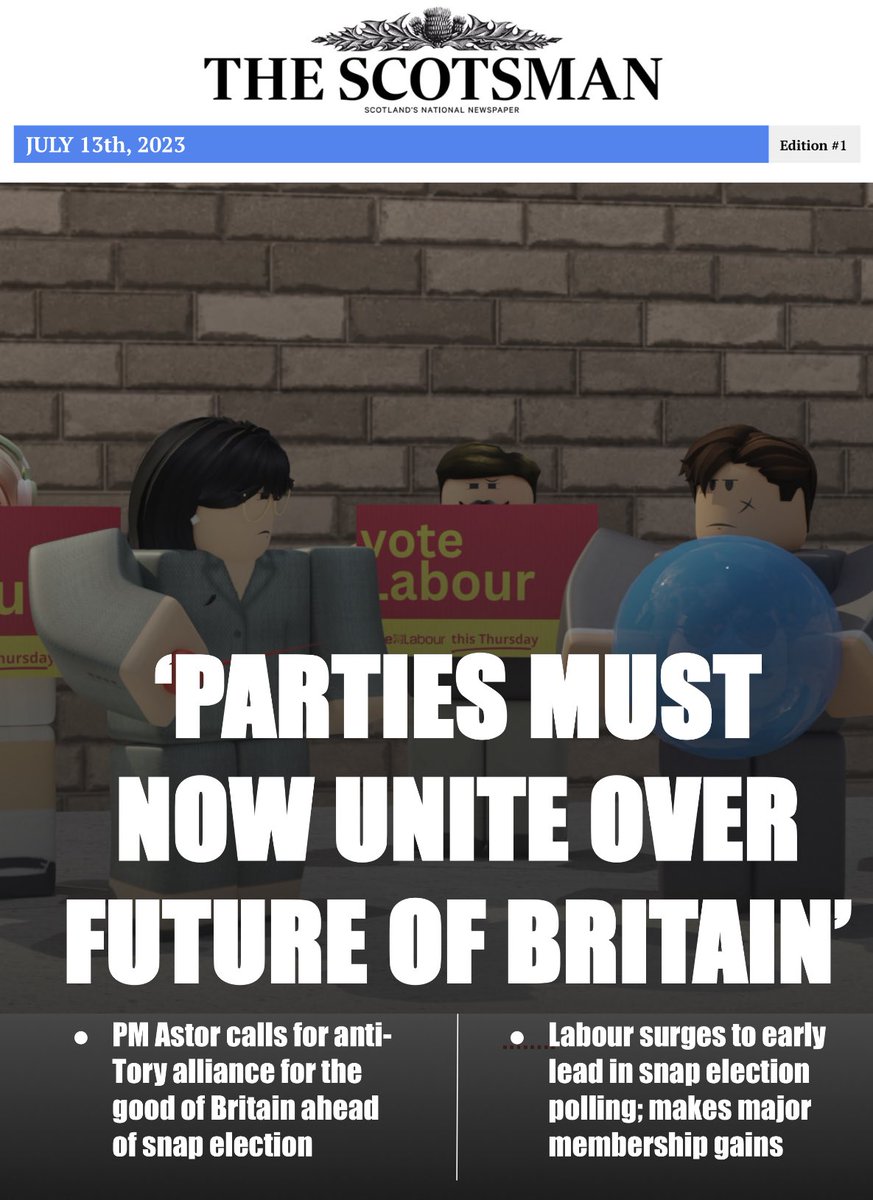 Make sure to pick up a copy of the Scotsman today, in stock at all good newsagents!