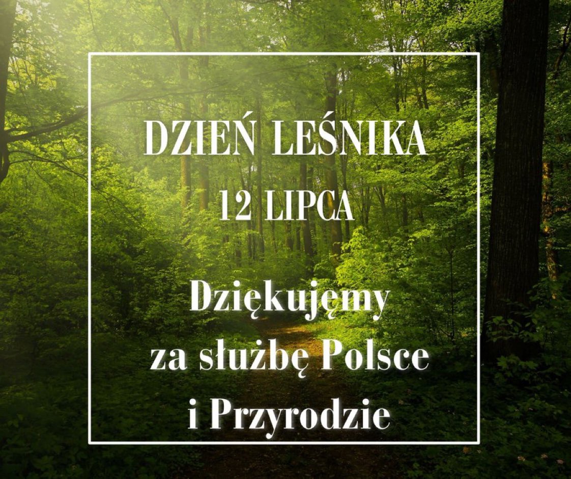 MarzenaBrejnak's tweet photo. Leśnicy zawsze na straży polskiej przyrody🌲
Dziękujemy za służbę Polsce i Przyrodzie. 🇵🇱🌹
#12lipca #DzieńLeśnika https://t.co/jqCR6U5MUI
