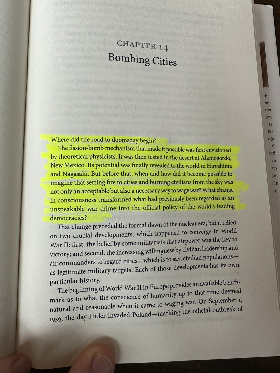 Read the late great @DanielEllsberg  last book - it will make you question most if not all the conventional wisdom around nuclear bombs