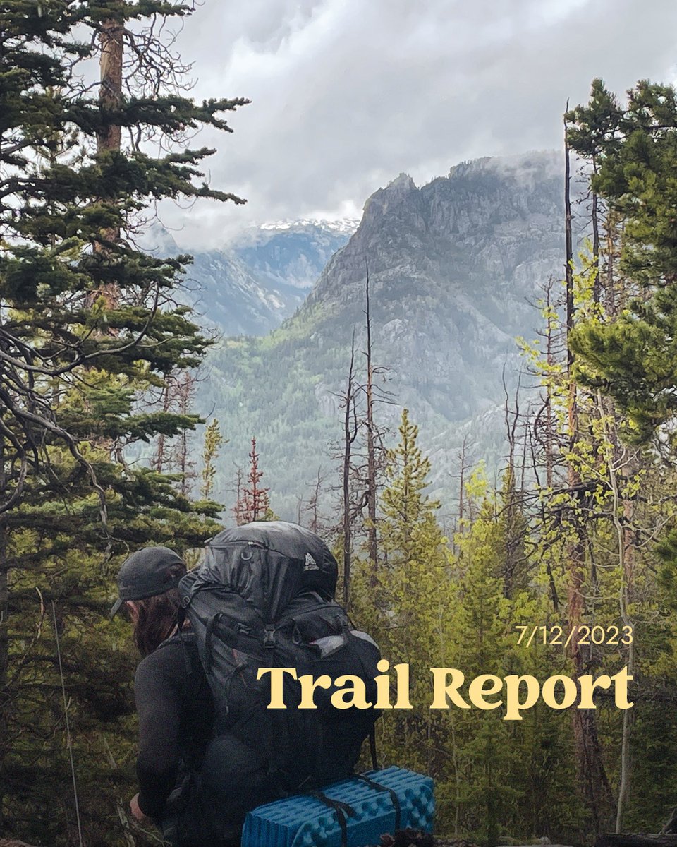 WRRConditions's tweet photo. If you are shooting for Wyoming's high point this month, it's looking good.

See the full report: https://t.co/9Rx5STQAq3

#trailreport #trailconditions #wyoming #windriverrange https://t.co/qhsa5vyFP9