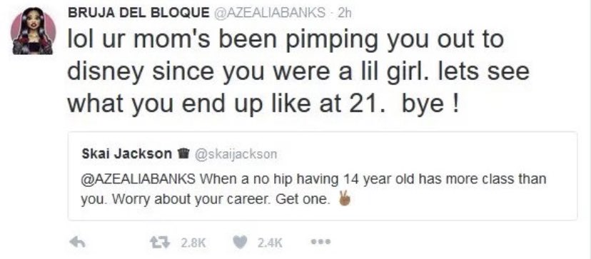 21 on the dot… azealia banks might be the oracle of Delphi I fear https://t.co/Fgyhv5EmRf