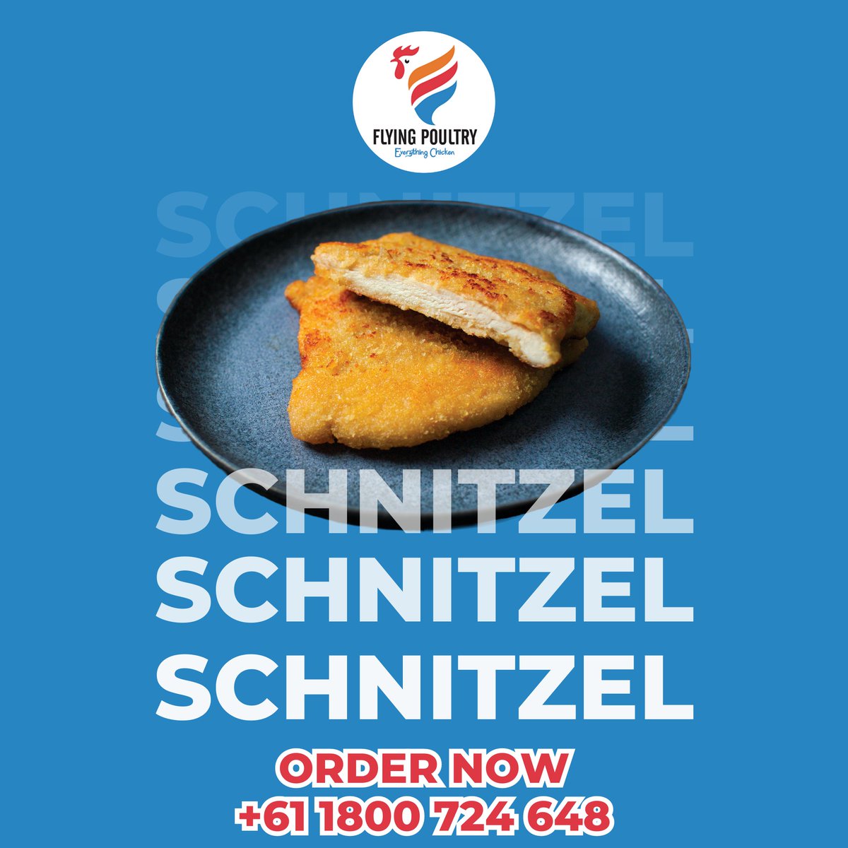 FlyingPoultry's tweet photo. Chicken Schnitzel - Best In Melbourne
- Ready to Cook
- Hand Cut True Breast Schnitzel
- Panko Crumbed
Order Now @ +61 1800 724 648
#viral #TrendingNow #reels #shareus #indiansinsydney #australia #sydney #MELBOURNE #melbourne #chicken #schnitzel https://t.co/UjbgFpkdww