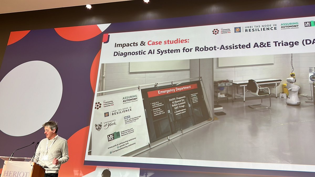 UKRI TAS Hub (@tas_hub) on Twitter photo The DAISY triage system is one of the key successes of the <a href="/tas_resilience/">UKRI TAS Node in Resilience</a> and the hub. We hope DAISY will be deployed to reduce waiting times at hospitals. The DAISY triage system is one of the key successes of the <a href="/tas_resilience/">UKRI TAS Node in Resilience</a> and the hub. We hope DAISY will be deployed to reduce waiting times at hospitals.
