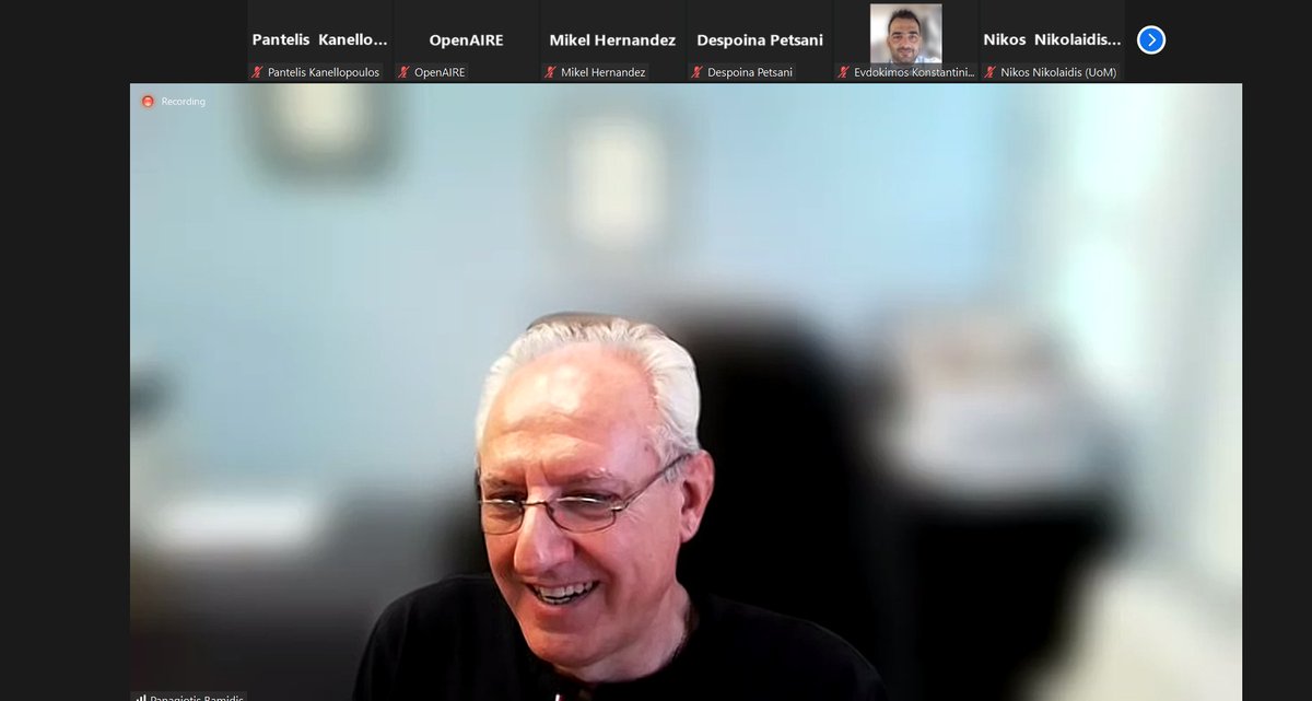 RaiseScience's tweet photo. #Happeningnow
The RAISE webinar has just started! Prof. Bamidis opened the event by welcoming participants and speakers.
#OpenScience #OpenAccess #OpenData #EOSC #HorizonEurope #FAIRprinciples #DataSharing #OpenResearchData #HorizonEU #EUresearch #EU_Project https://t.co/bHB4jROMzu