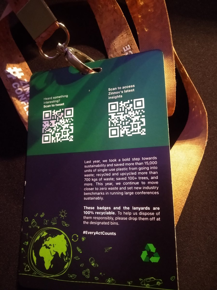 Liffy Thomas (@liffythomas) on Twitter photo #zinnov does it again. With recyclable lanyards, BYOC, kulhads and other zero waste features they show large conferences can be #sustainable
#ZinnovConfluence <a href="/sheratonhotels/">Sheraton</a> <a href="/SaahasZeroWaste/">Saahas Zero Waste</a> <a href="/WhyWasteOrg/">Why Waste?</a> #zinnov does it again. With recyclable lanyards, BYOC, kulhads and other zero waste features they show large conferences can be #sustainable
#ZinnovConfluence <a href="/sheratonhotels/">Sheraton</a> <a href="/SaahasZeroWaste/">Saahas Zero Waste</a> <a href="/WhyWasteOrg/">Why Waste?</a>