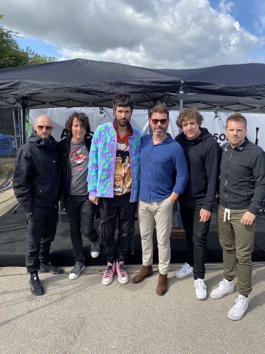 absoluteradio's tweet photo. What a morning! @KasabianHQ smashed it 💜 https://t.co/q4sYvX5bYb