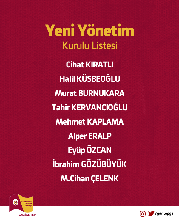 gantepGS's tweet photo. Gaziantep Galatasaray Taraftarlar Derneği’nin Olağan Genel Kurulu  üyelerin katılımı ile yapıldı . https://t.co/V7PfQUDnml