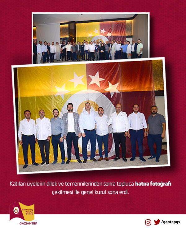 gantepGS's tweet photo. Gaziantep Galatasaray Taraftarlar Derneği’nin Olağan Genel Kurulu  üyelerin katılımı ile yapıldı . https://t.co/V7PfQUDnml