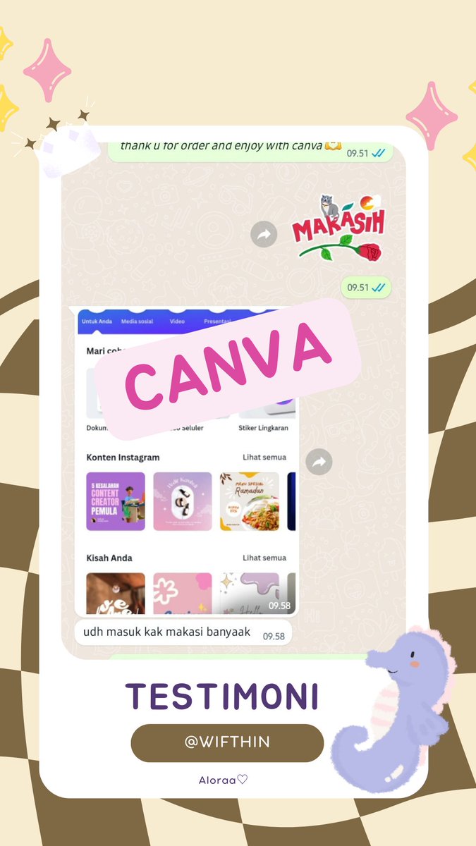 wifthin's tweet image. °⁖  ｡ ⊹Testimoni Aloraa⊹ ｡ ⁖ °