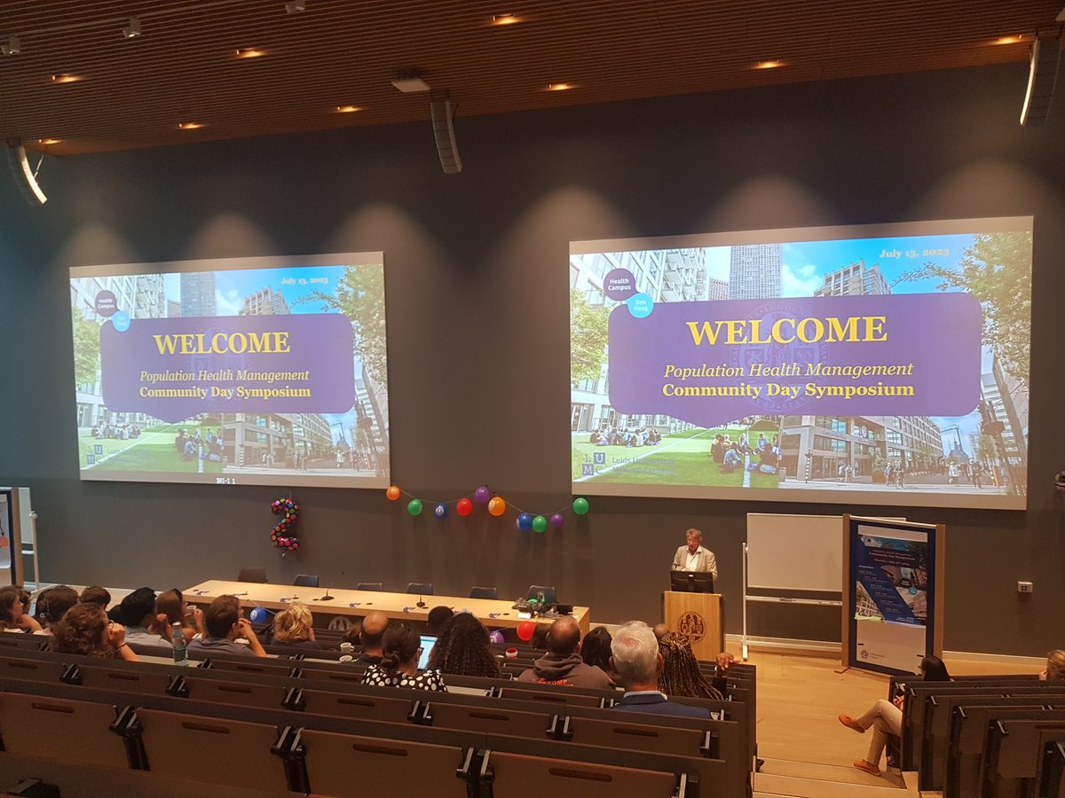 The Community Day Symposium of the master Population Health Management is taking place today at the Health Campus in the Hague! Students of this master will present their project cases and the programme includes a panel discussion! #health <a href="/UniLeiden/">Universiteit Leiden</a> <a href="/GlobalLumc/">LUMC Global</a> <a href="/LUMC_Leiden/">LUMC Leiden</a>