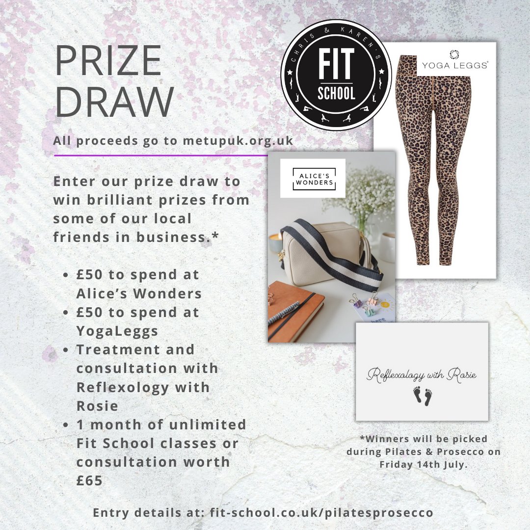 LAST CHANCE for Pilates &amp; Prosecco tickets and prize draw entry plus there’s a new 10 minute Pilates for pelvic floor coming out later today - mailchi.mp/5f83b9a43fa7/1…