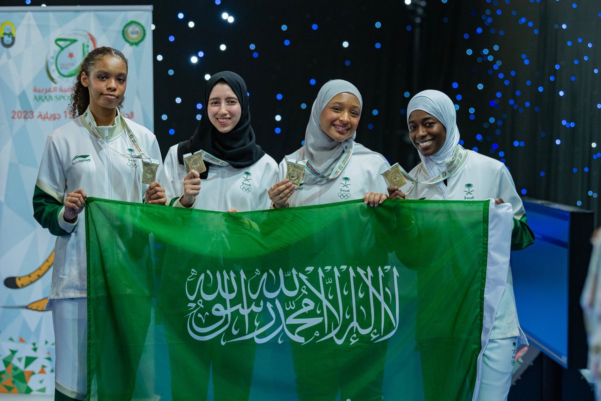 بالتمكين حققن الإنجازات🇸🇦👏!

نجوم #مركز_التدريب_السعودي_الأولمبي للمبارزة تألقوا في #الالعاب_الرياضية_العربية15 🤩.

🥉| السايبر - فرق- سيدات 
🤺| الحسناء الحماد - ربى المصري

 🥉| الابيه - فرق- سيدات 
🤺 | فوزية الخيبري - ندى عابد