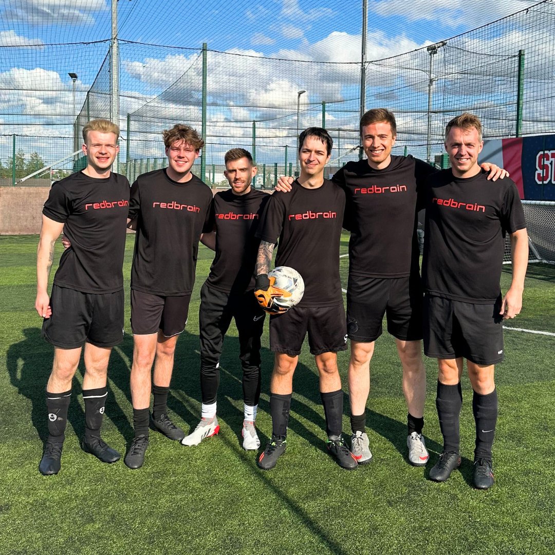 RedbrainGlobal's tweet photo. Well done to Redbrain FC who donned their football boots to represent us in another great charity 5-a-side tournament hosted by @adigroupltd β½ A valiant performance by the team and the event raised Β£8,379 for @Bham_Childrens Hospital. Thanks to all those involved! #Redbrain https://t.co/o7sn277U7g