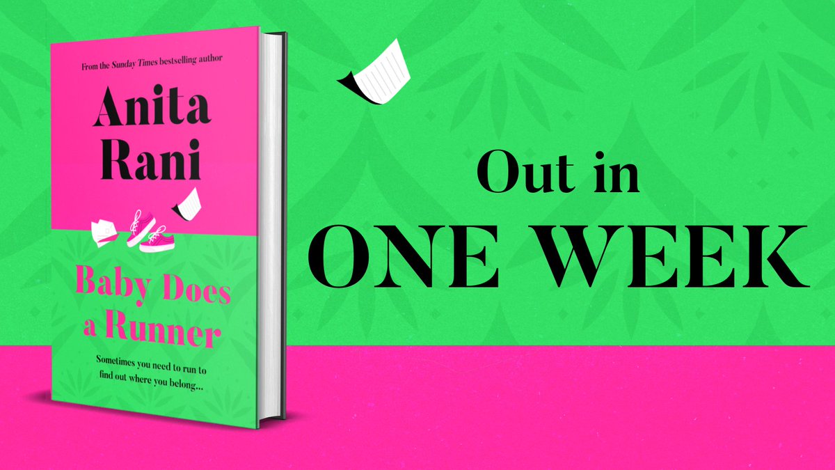 Sometimes you need to run, to find out where you really belong. 👟

#BabyDoesARunner by <a href="/itsanitarani/">anita rani</a> is out in hardback in one week!

Pre-order your copy of this heartfelt novel today: 
 loom.ly/y5fHRoA