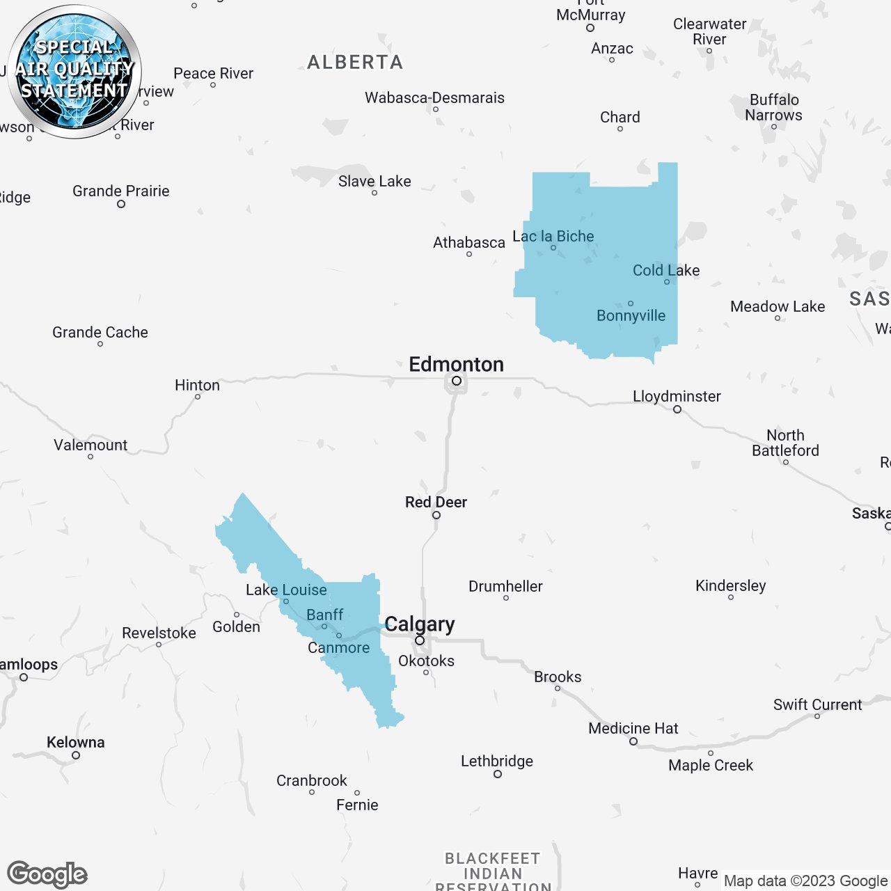 Instant Weather Alberta on Twitter "abstorm 234a SPECIAL AIR QUALITY
