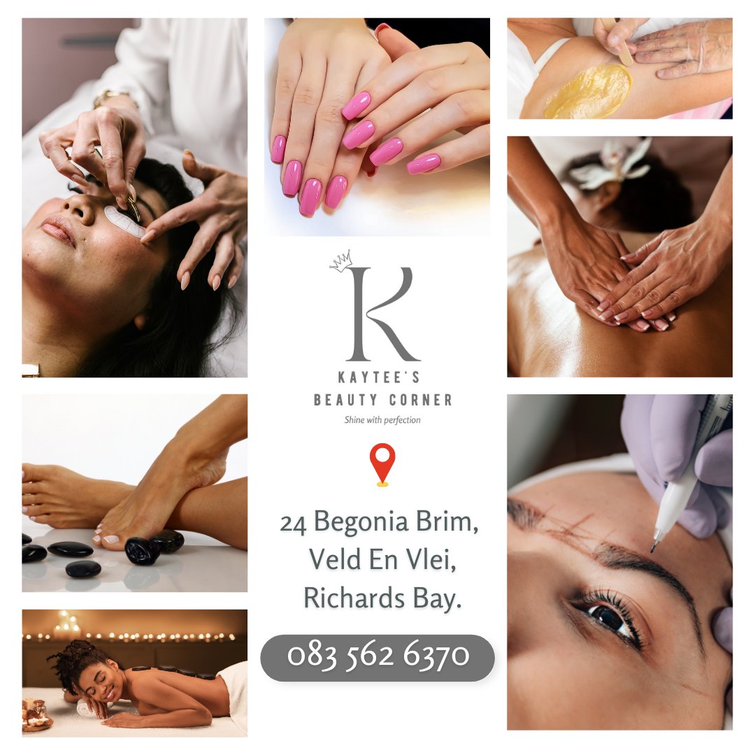 Our small salon is slowly becoming a go-to spot for the fabulous ladies of #RichardsBay. WhatsApp Kaytee on 083 562 6370 to book your treatment.