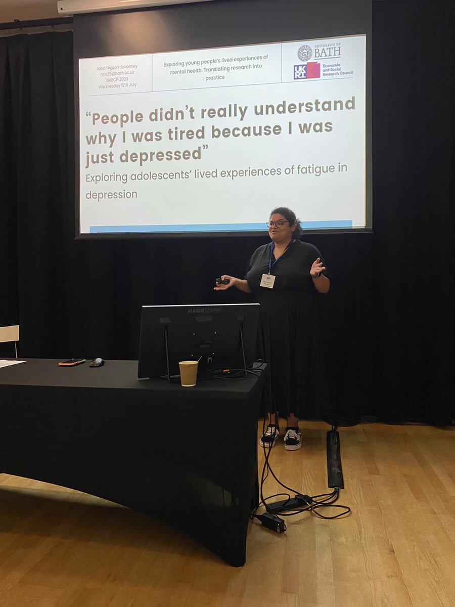 Thank you so much to everyone who attended our #BABCP2023 symposium yesterday, which included a presentation on the qualitative findings from my PhD! I was blown away by the audience engagement - thank you for making it such an incredible experience! ✨