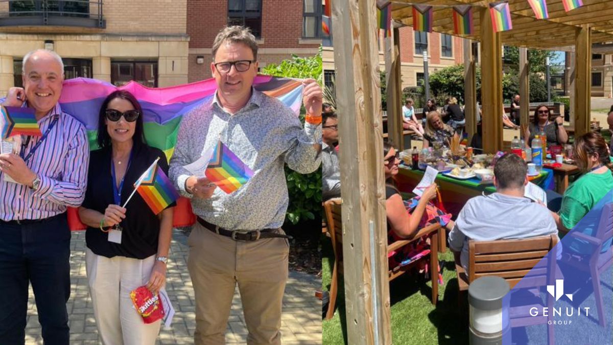 GenuitGroup's tweet photo. Genuit Group Talent Director Karen Hughes reports on our #PrideMonth &amp; International Women in Engineering Day (#INWED) celebrations 🌈👷‍♀️ this year alongside our mission to being a visible and accessible ally 👉 https://t.co/NMlXuLn089 https://t.co/LxG0H579sR
