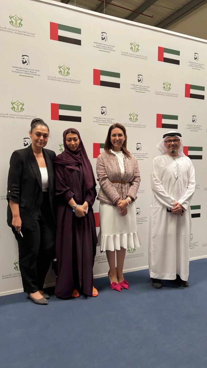 Partnerships is all about walking the walk together. Thank you @IHC_UAE for the continued support to @OCHAUAE and look forward to further engagements on gender, women empowerment, and the centrality of humanitarian response in the upcoming @COP28_UAE @iascch