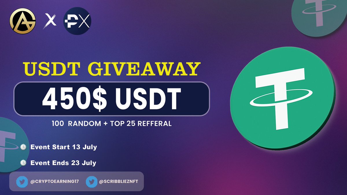 📣 Prime XBT X Genius Airdrop Massive #Giveaway 🎁 Reward $450 $USDT To Enter: ✅ Follow @PrimeXBT ✅ Like & RT Tag 3 Friends ✅ Complete #gleam gleam.io/competitions/o… #Airdrop #Crypto #AirdropCrypto #airdrops #giveawayalert #usdtgiveaway