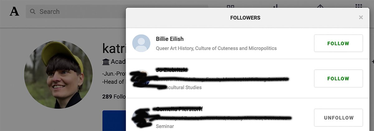 All right, that's it. Billie Eilish is following me now. I guess that's as far as you can go if you have "popular cultures" in your denomination. 🤣